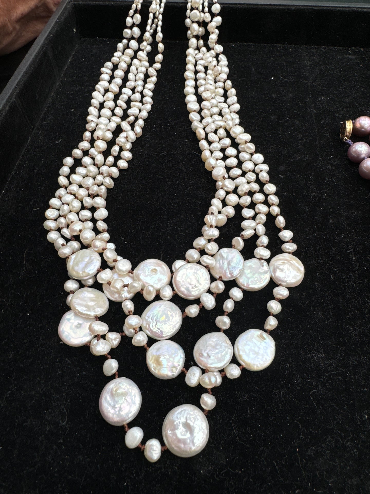 Coin Pearl Necklace