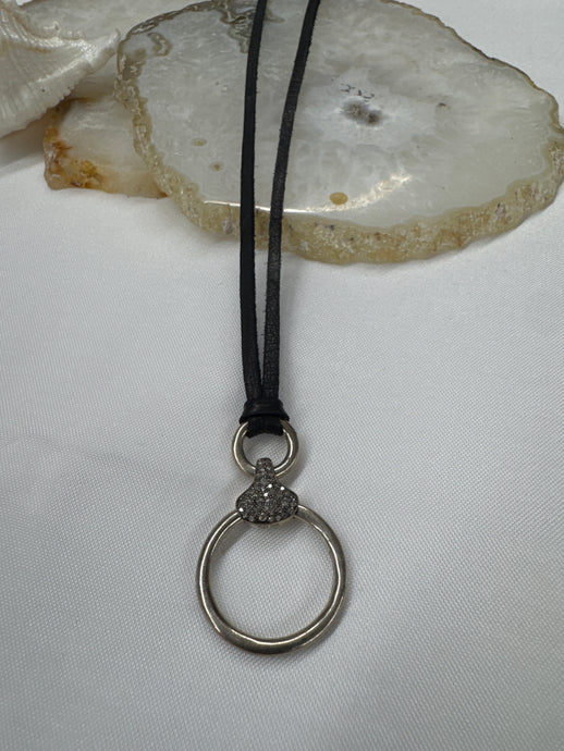 Snaffle Diamond Pendant