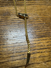 14kt Snake Slider Necklace