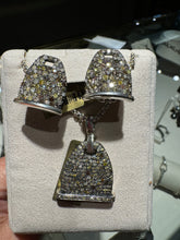 Multi-Diamond Stirrup Pendant