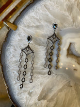 Black Spinal Diamond Earrings - Vincent Peach Fine Jewelry