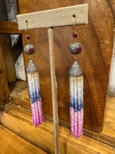 Diamond Ruby Tassel Earrings - Vincent Peach Fine Jewelry