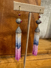 Diamond Ruby Tassel Earrings - Vincent Peach Fine Jewelry