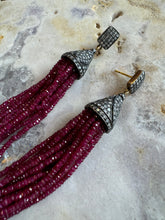 Ruby Tassel Earrings - Vincent Peach Fine Jewelry