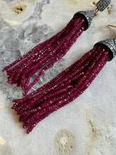 Ruby Tassel Earrings - Vincent Peach Fine Jewelry