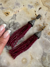 Ruby Tassel Earrings - Vincent Peach Fine Jewelry