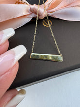 Yellow Gold Bar Necklace - Vincent Peach Fine Jewelry