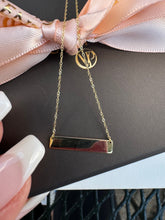 Yellow Gold Bar Necklace - Vincent Peach Fine Jewelry