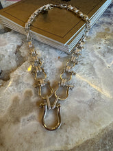 Sale- Graduated Shackle Infinity Necklace - Vincent Peach Fine Jewelry