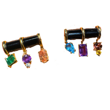 Multi Stone Earrings - Vincent Peach Fine Jewelry