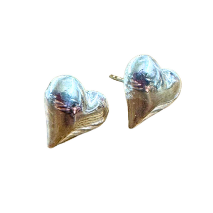 Heart Sterling Earrings - Vincent Peach Fine Jewelry