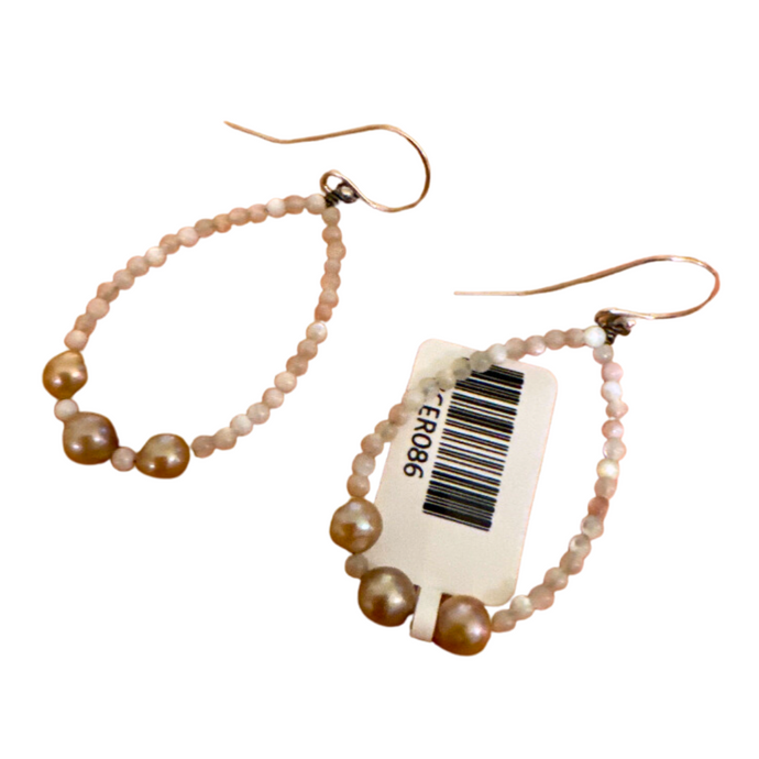 Shell and Pearl Earrings - Vincent Peach Fine Jewelry