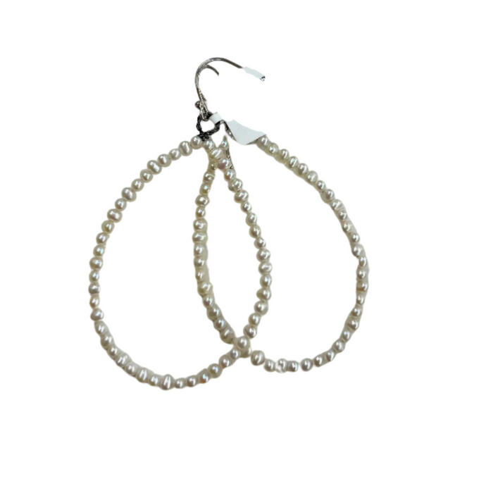 Seed Pearl drop earrings - Vincent Peach Fine Jewelry