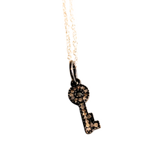 Diamond Key Pendant - Vincent Peach Fine Jewelry