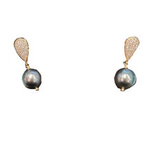 Demure Tahitian Earrings - Vincent Peach Fine Jewelry