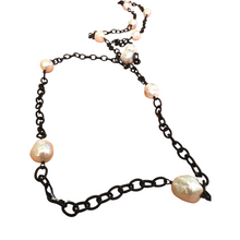 CFW and Black Iron Chain - Vincent Peach Fine Jewelry