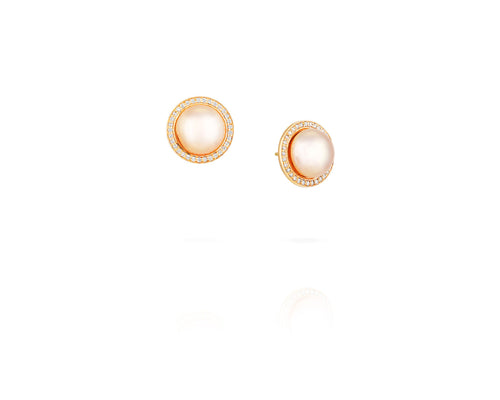 Natural Pearl Weekender Earrings - Vincent Peach Fine Jewelry