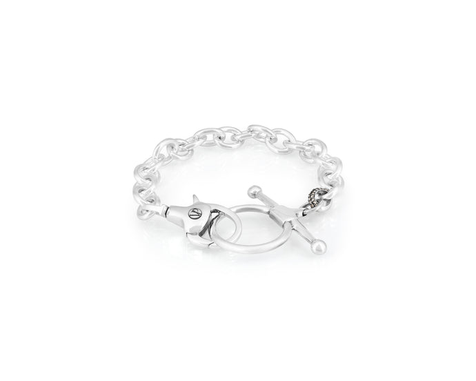 Shackle Infinity Lock Bracelet  Diamond – Vincent Peach Fine Jewelry